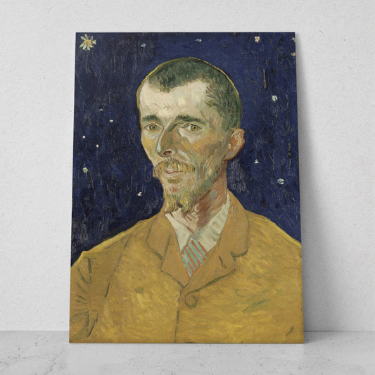 Retrato de Eugène Boch - Vincent van Gogh (Vertical)