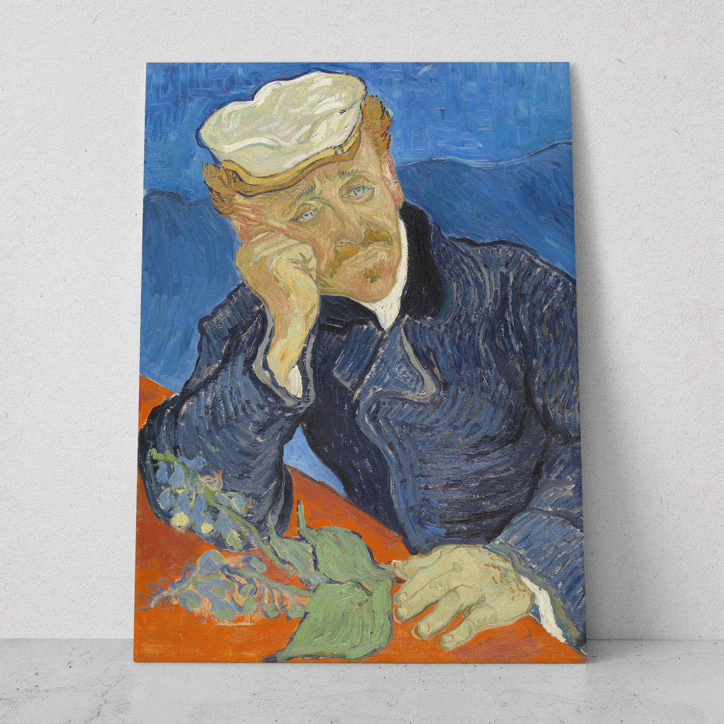 Retrato del doctor Gachet - Vincent van Gogh (Vertical)